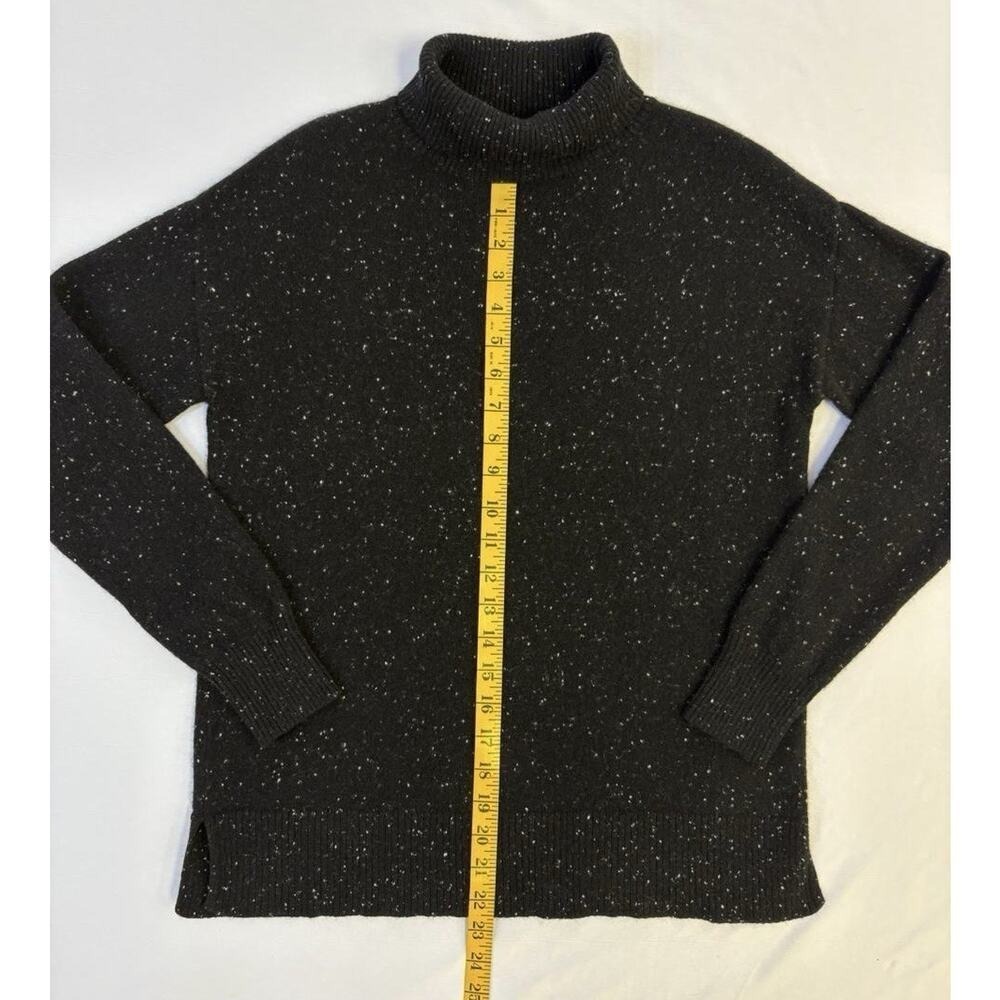 Bella Dahl Black Cashmere Speckled Turtleneck Sweater Size Women's XS - Picture 14 of 14